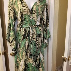 Tropical maxi dress